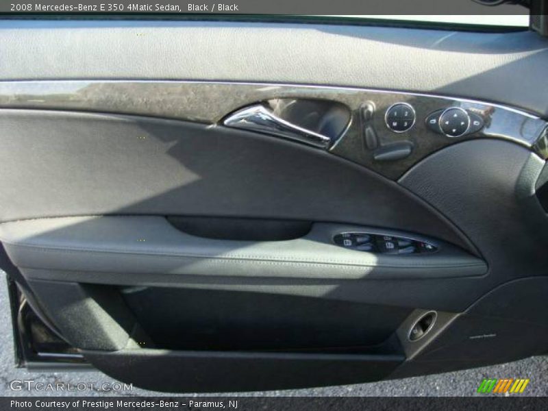Black / Black 2008 Mercedes-Benz E 350 4Matic Sedan