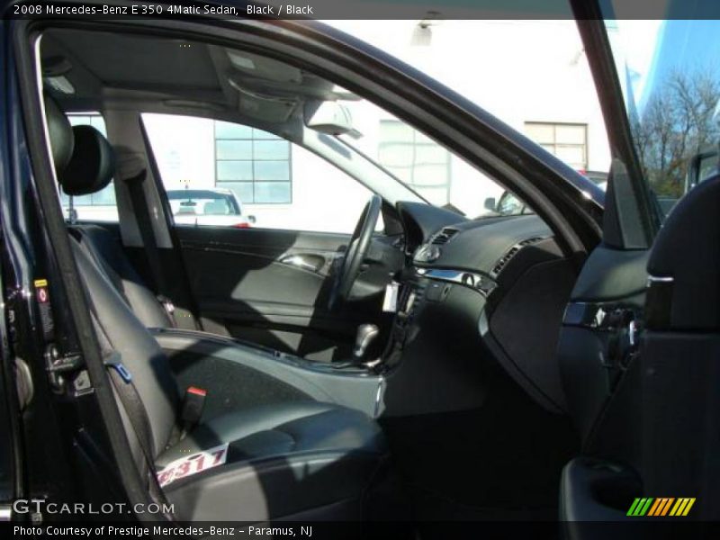 Black / Black 2008 Mercedes-Benz E 350 4Matic Sedan