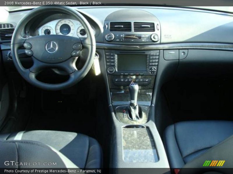 Black / Black 2008 Mercedes-Benz E 350 4Matic Sedan