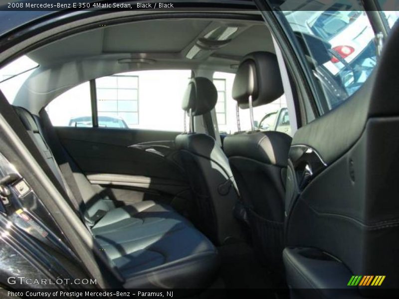 Black / Black 2008 Mercedes-Benz E 350 4Matic Sedan