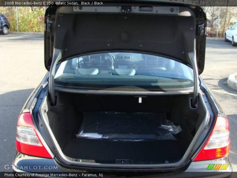 Black / Black 2008 Mercedes-Benz E 350 4Matic Sedan