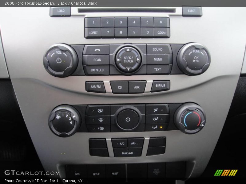 Black / Charcoal Black 2008 Ford Focus SES Sedan