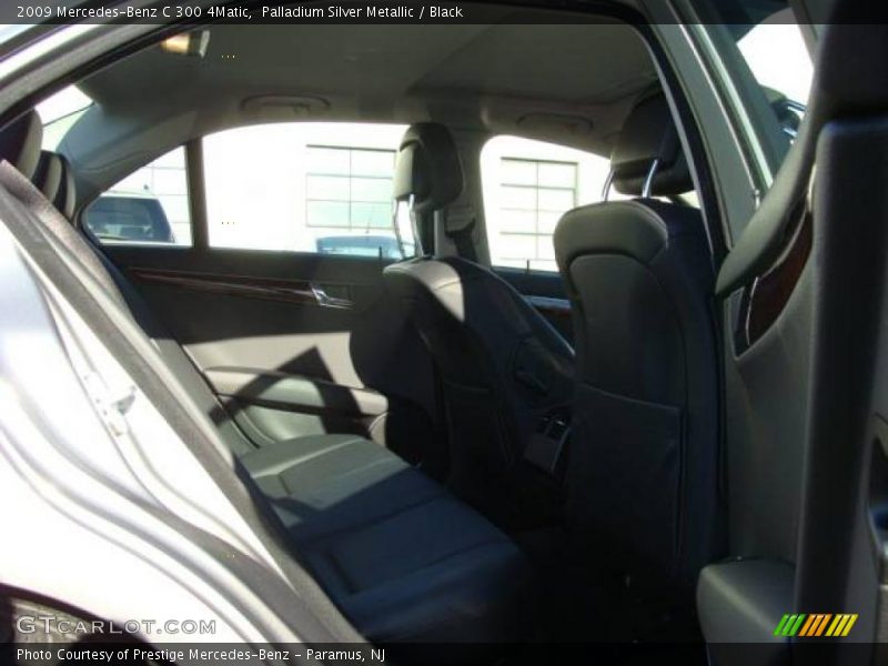 Palladium Silver Metallic / Black 2009 Mercedes-Benz C 300 4Matic