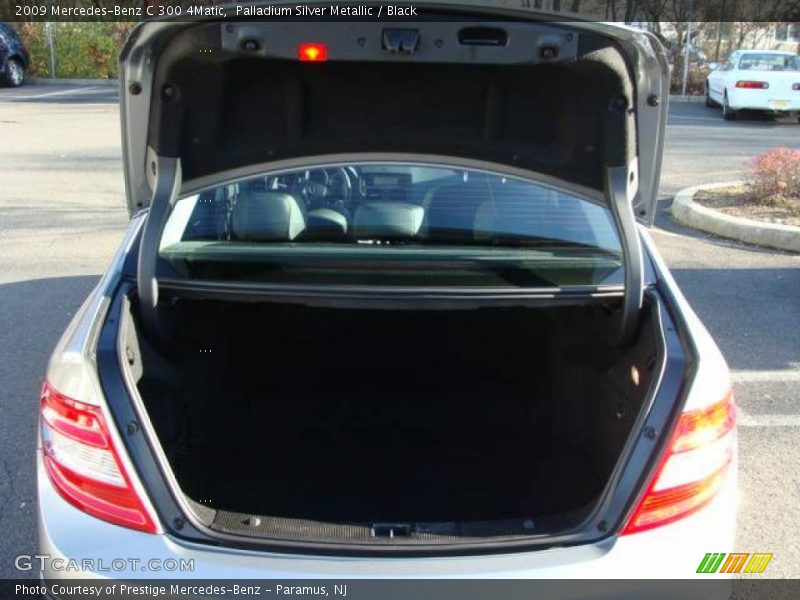 Palladium Silver Metallic / Black 2009 Mercedes-Benz C 300 4Matic