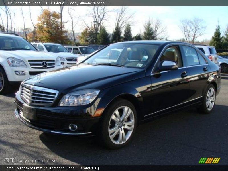 Black / Almond/Mocha 2009 Mercedes-Benz C 300 4Matic