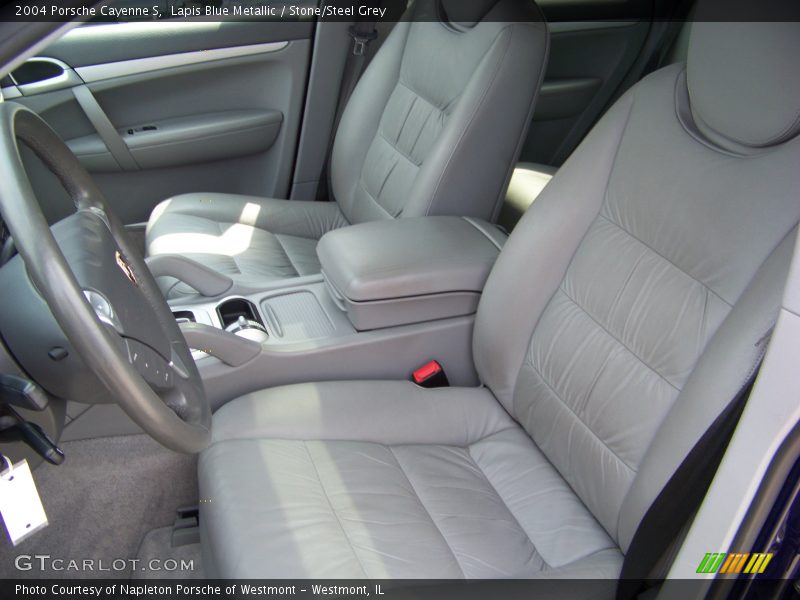 Lapis Blue Metallic / Stone/Steel Grey 2004 Porsche Cayenne S