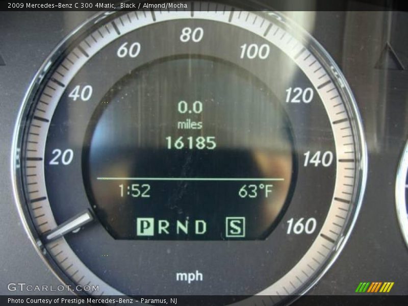 Black / Almond/Mocha 2009 Mercedes-Benz C 300 4Matic