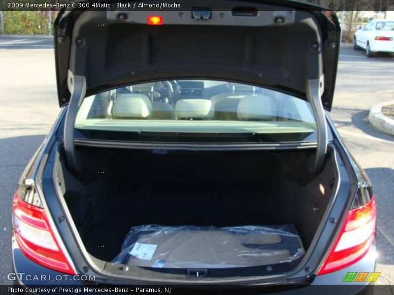 Black / Almond/Mocha 2009 Mercedes-Benz C 300 4Matic