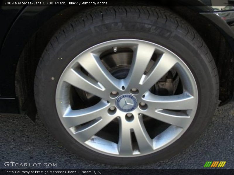 Black / Almond/Mocha 2009 Mercedes-Benz C 300 4Matic