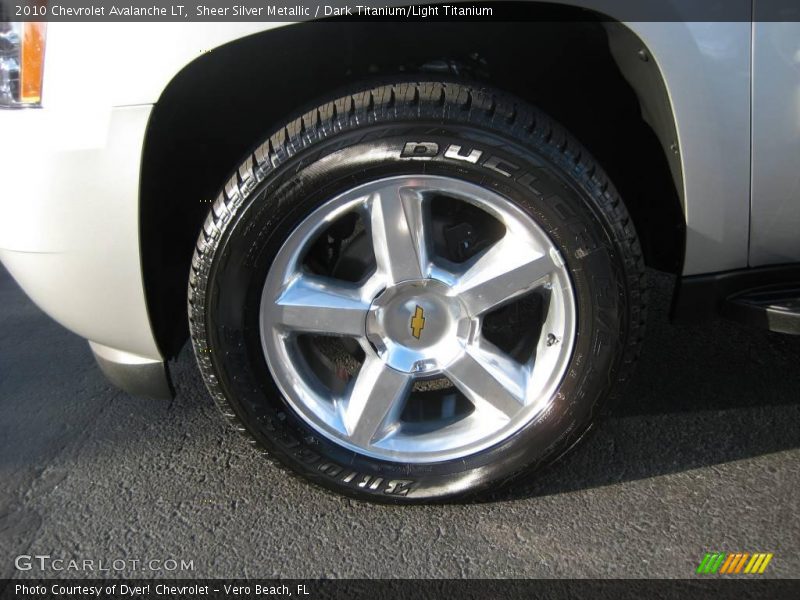 Sheer Silver Metallic / Dark Titanium/Light Titanium 2010 Chevrolet Avalanche LT
