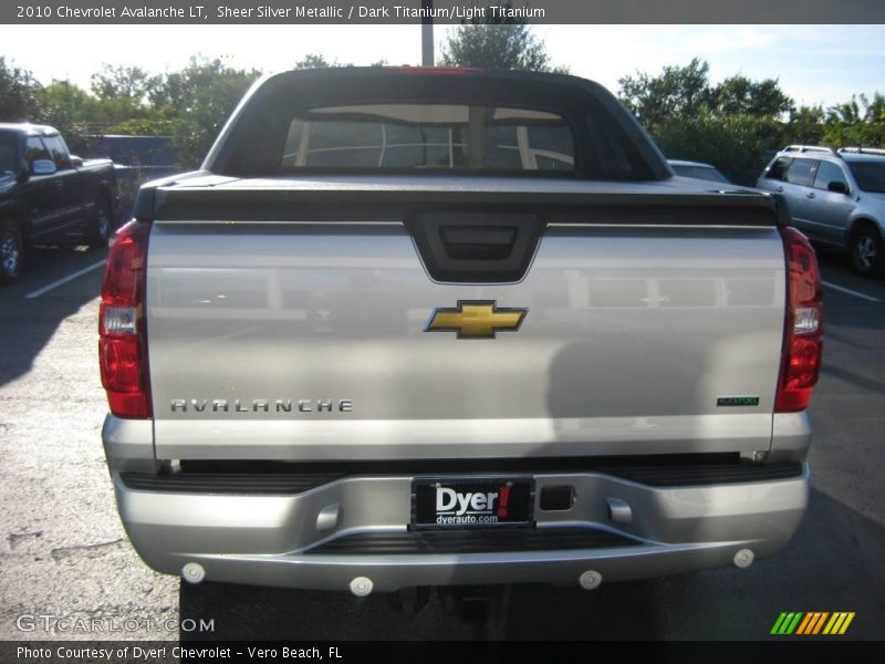 Sheer Silver Metallic / Dark Titanium/Light Titanium 2010 Chevrolet Avalanche LT