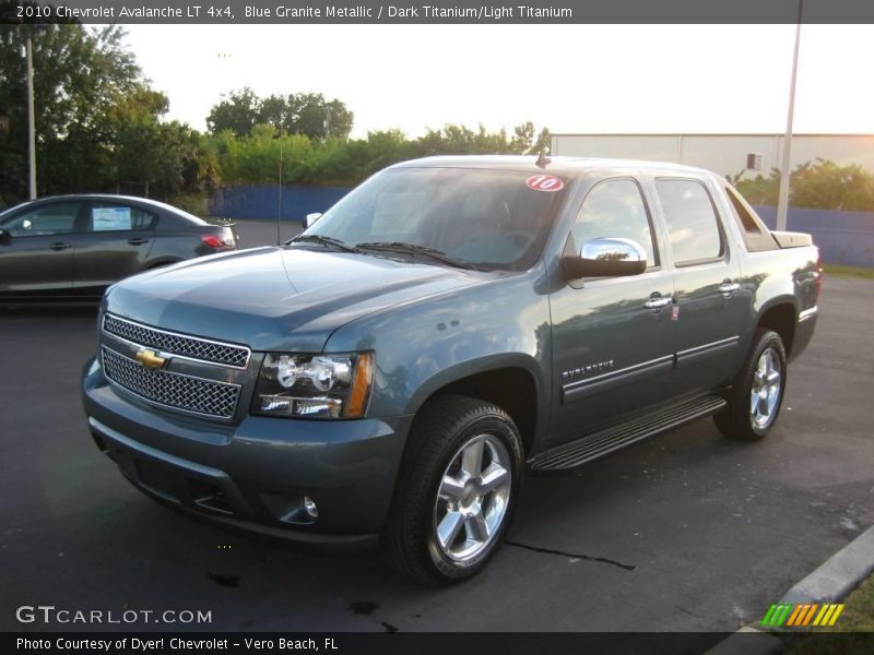 Blue Granite Metallic / Dark Titanium/Light Titanium 2010 Chevrolet Avalanche LT 4x4