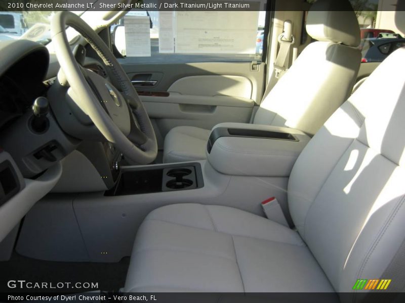 Sheer Silver Metallic / Dark Titanium/Light Titanium 2010 Chevrolet Avalanche LT