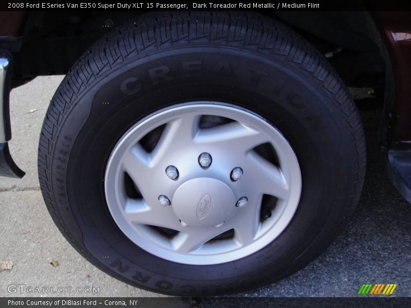 Dark Toreador Red Metallic / Medium Flint 2008 Ford E Series Van E350 Super Duty XLT 15 Passenger