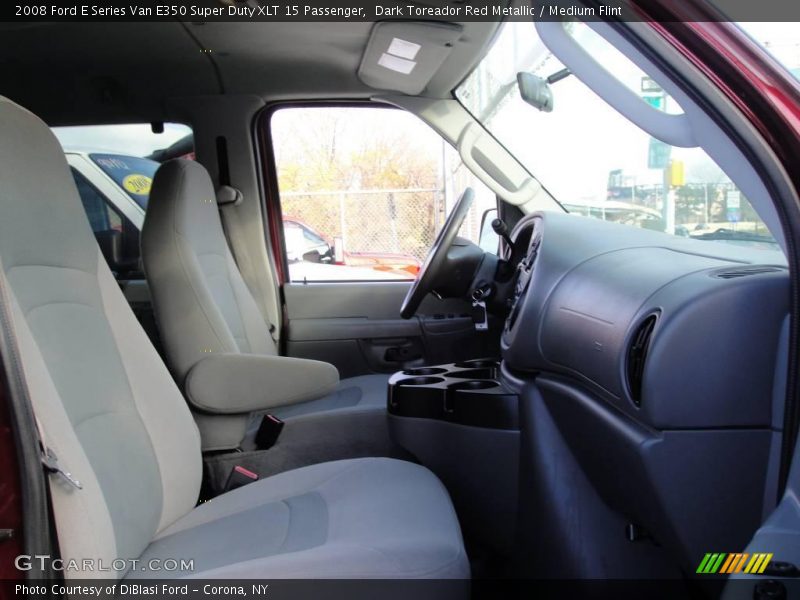 Dark Toreador Red Metallic / Medium Flint 2008 Ford E Series Van E350 Super Duty XLT 15 Passenger