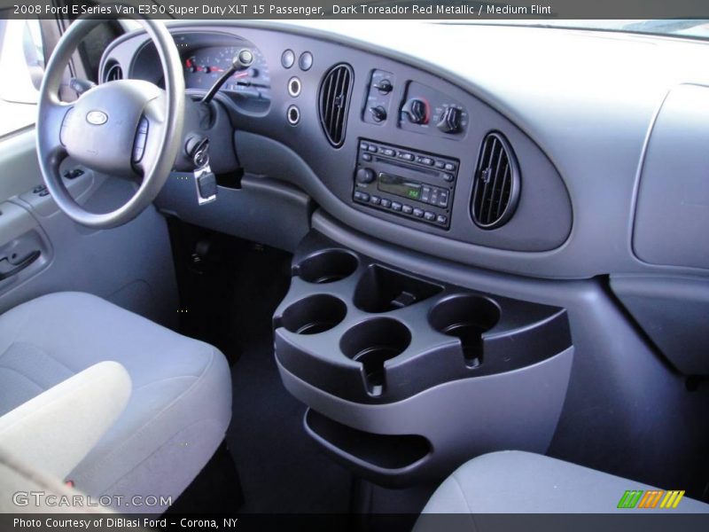 Dark Toreador Red Metallic / Medium Flint 2008 Ford E Series Van E350 Super Duty XLT 15 Passenger