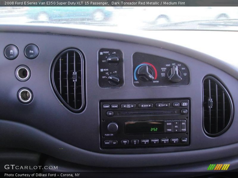 Dark Toreador Red Metallic / Medium Flint 2008 Ford E Series Van E350 Super Duty XLT 15 Passenger