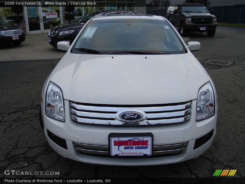 White Suede / Charcoal Black 2008 Ford Fusion SE