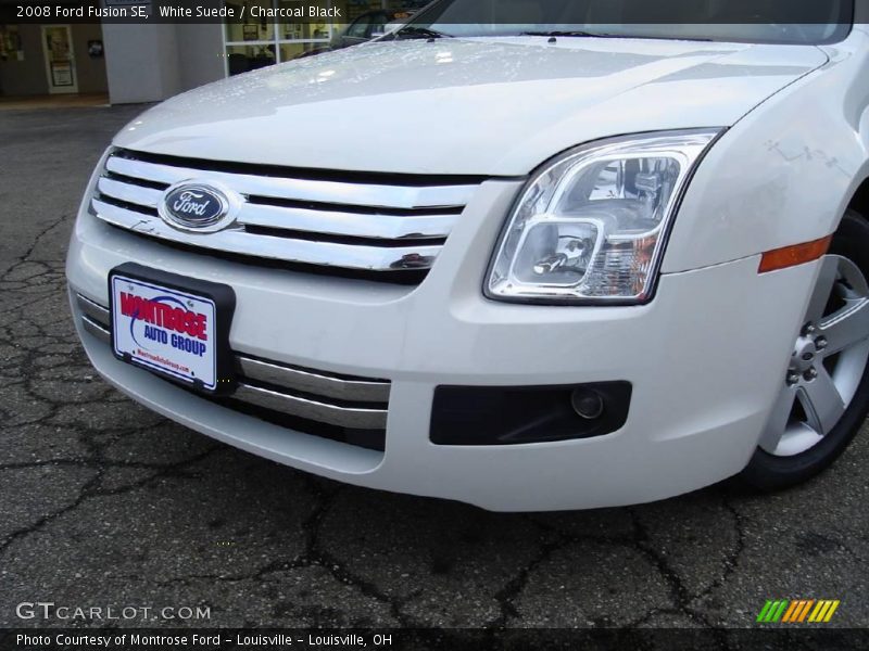 White Suede / Charcoal Black 2008 Ford Fusion SE