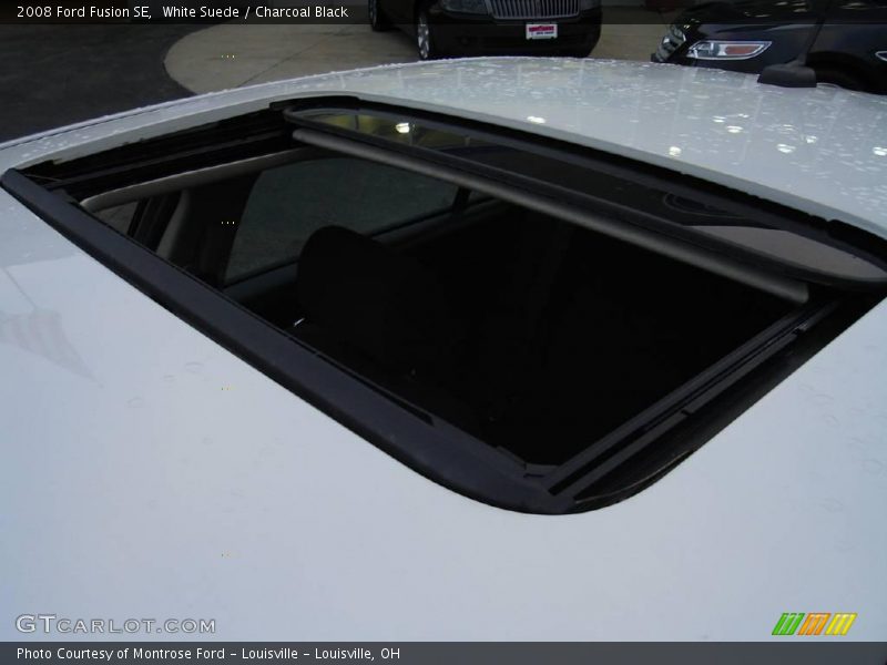 White Suede / Charcoal Black 2008 Ford Fusion SE