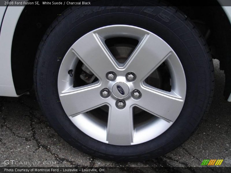 White Suede / Charcoal Black 2008 Ford Fusion SE
