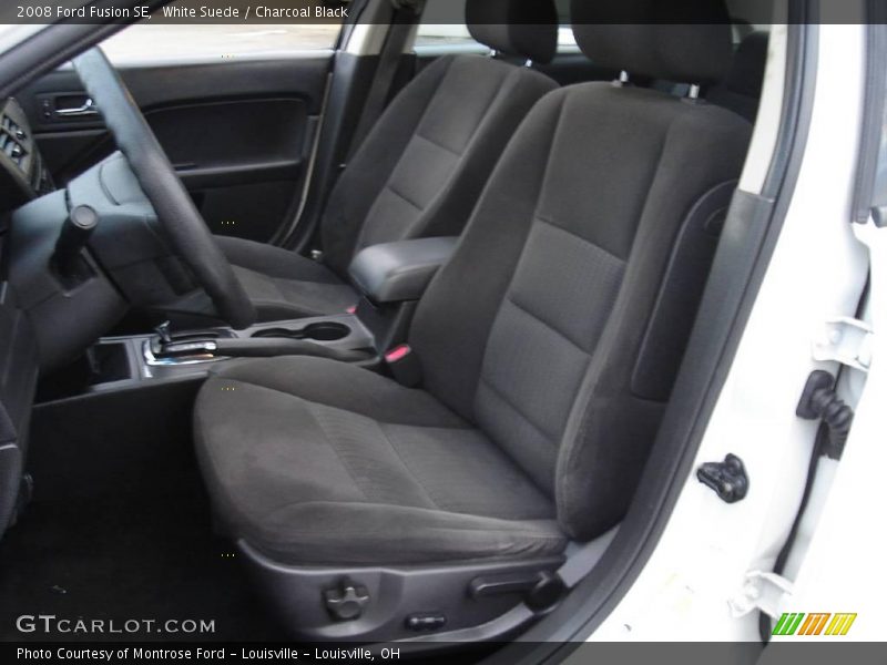 White Suede / Charcoal Black 2008 Ford Fusion SE