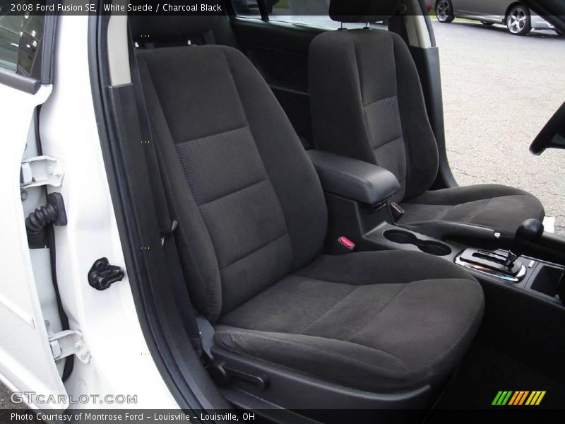 White Suede / Charcoal Black 2008 Ford Fusion SE