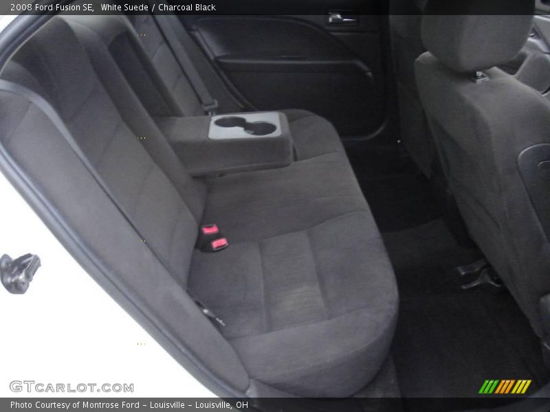 White Suede / Charcoal Black 2008 Ford Fusion SE