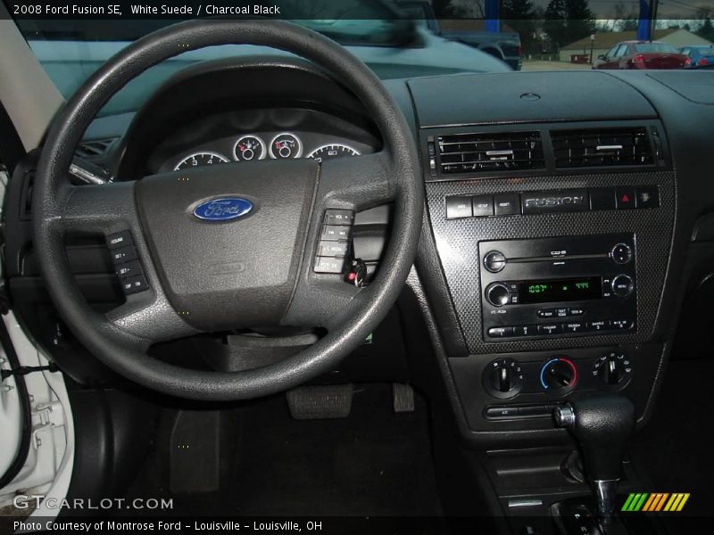 White Suede / Charcoal Black 2008 Ford Fusion SE