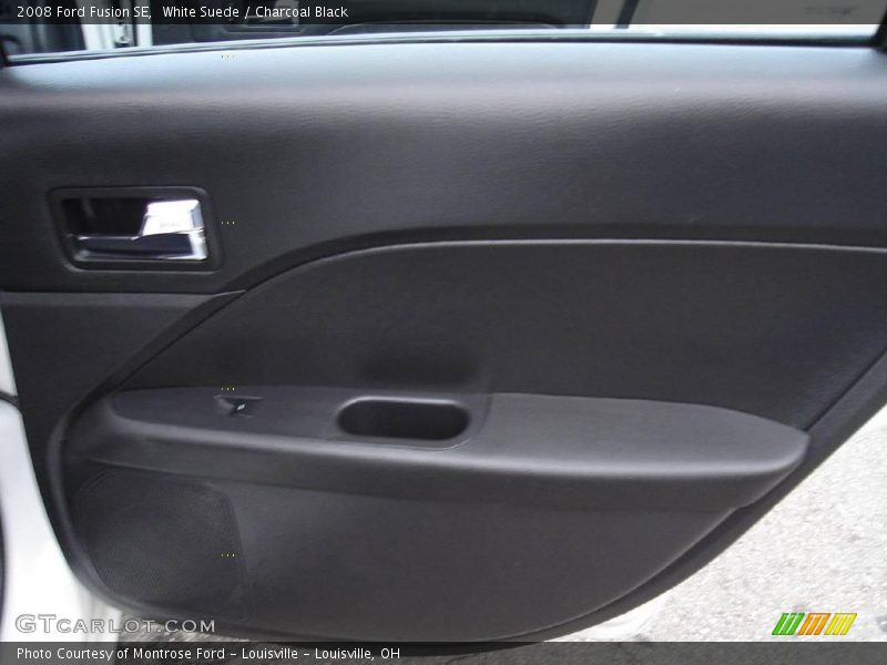 White Suede / Charcoal Black 2008 Ford Fusion SE