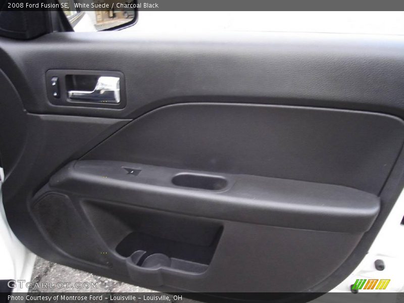 White Suede / Charcoal Black 2008 Ford Fusion SE
