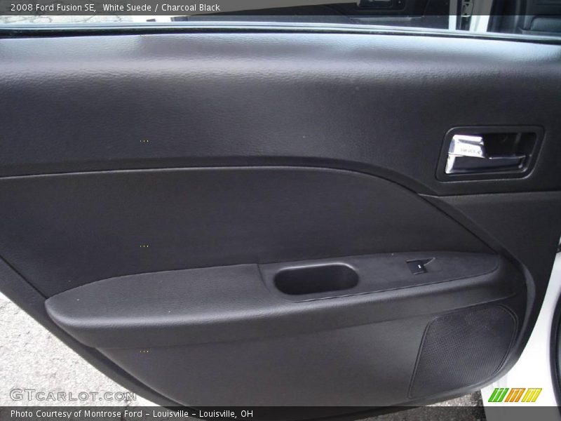 White Suede / Charcoal Black 2008 Ford Fusion SE