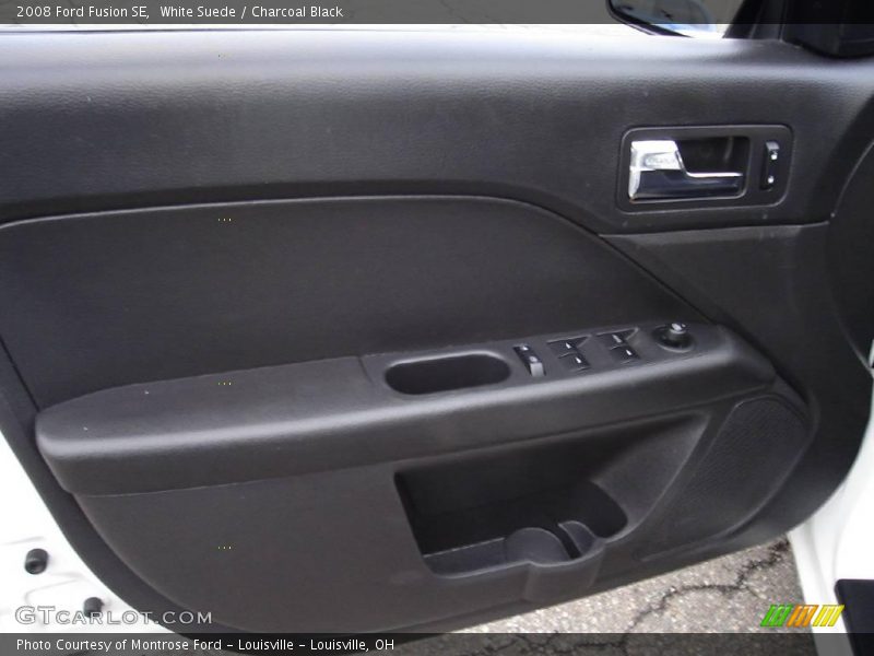 White Suede / Charcoal Black 2008 Ford Fusion SE