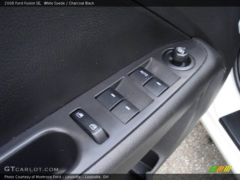 White Suede / Charcoal Black 2008 Ford Fusion SE