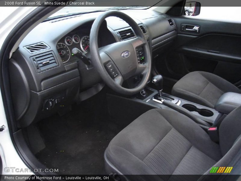 White Suede / Charcoal Black 2008 Ford Fusion SE