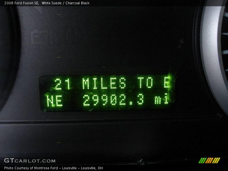 White Suede / Charcoal Black 2008 Ford Fusion SE