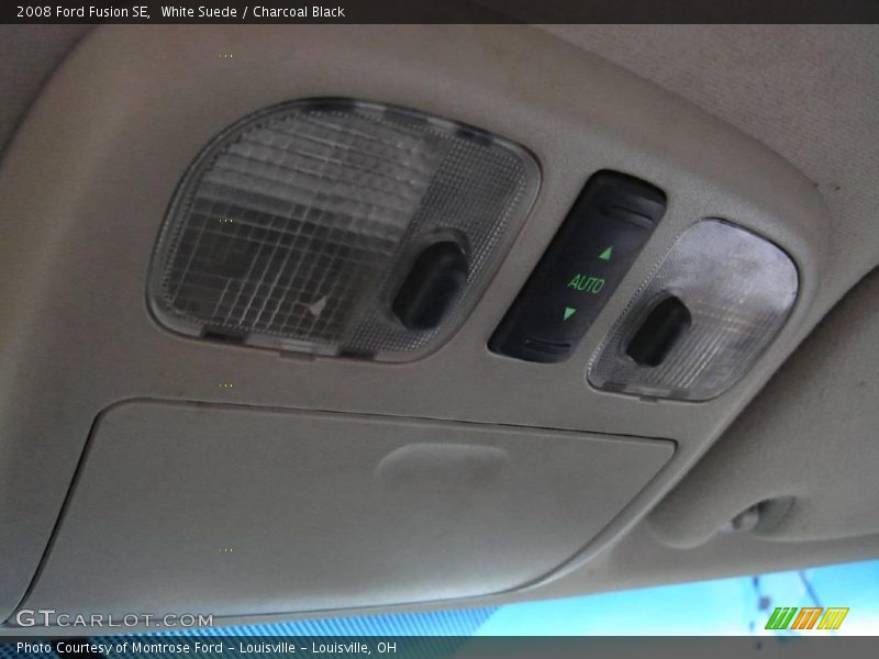 White Suede / Charcoal Black 2008 Ford Fusion SE