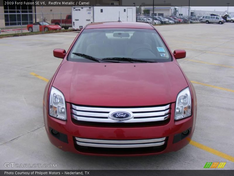 Redfire Metallic / Camel 2009 Ford Fusion SE V6