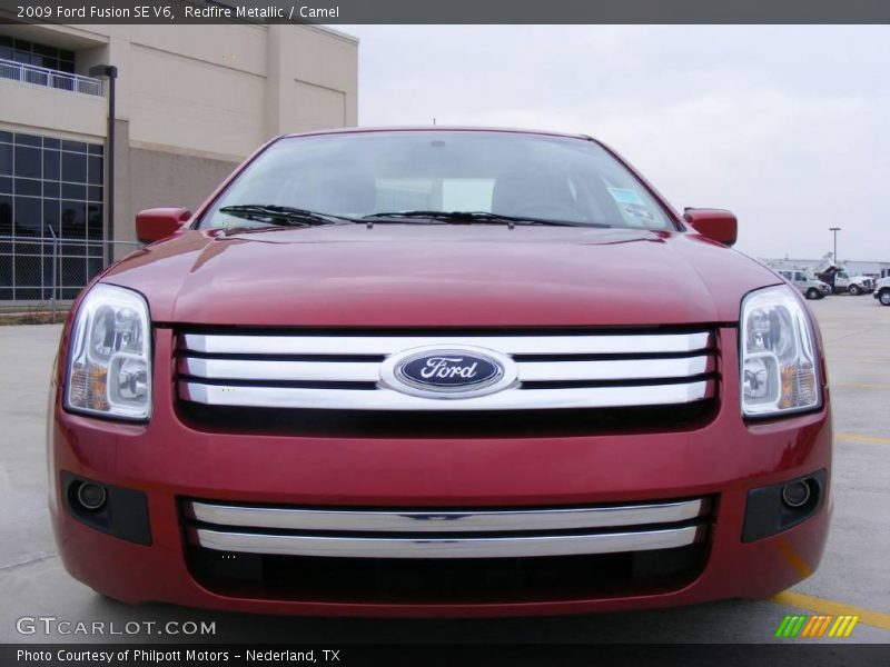Redfire Metallic / Camel 2009 Ford Fusion SE V6