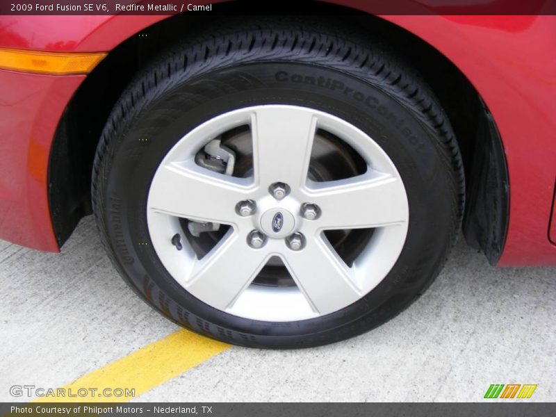 Redfire Metallic / Camel 2009 Ford Fusion SE V6