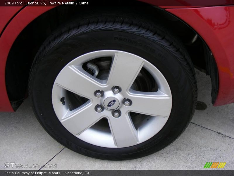 Redfire Metallic / Camel 2009 Ford Fusion SE V6