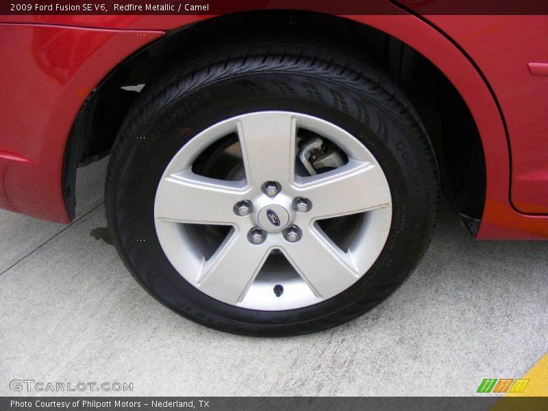 Redfire Metallic / Camel 2009 Ford Fusion SE V6
