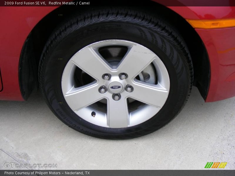 Redfire Metallic / Camel 2009 Ford Fusion SE V6
