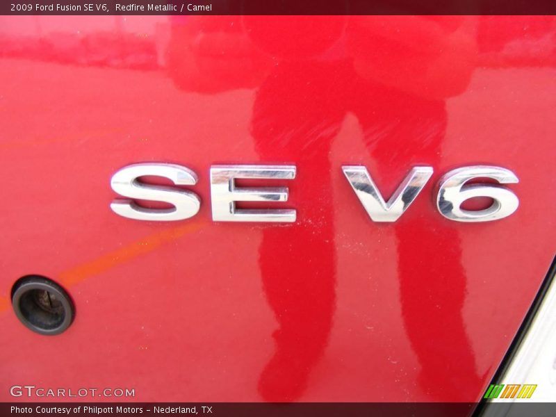 Redfire Metallic / Camel 2009 Ford Fusion SE V6