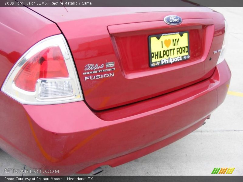 Redfire Metallic / Camel 2009 Ford Fusion SE V6