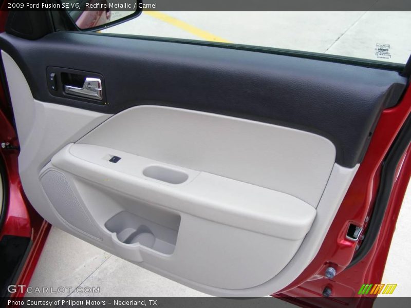 Redfire Metallic / Camel 2009 Ford Fusion SE V6