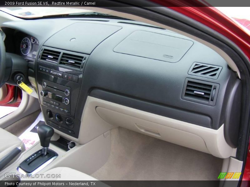Redfire Metallic / Camel 2009 Ford Fusion SE V6