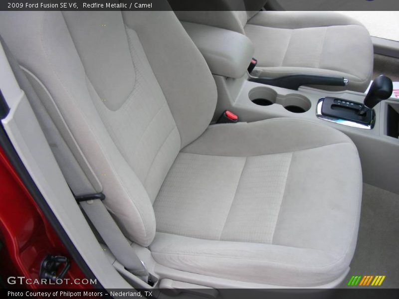 Redfire Metallic / Camel 2009 Ford Fusion SE V6