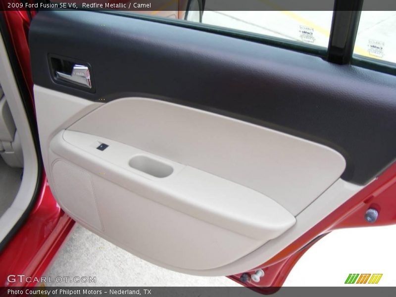 Redfire Metallic / Camel 2009 Ford Fusion SE V6