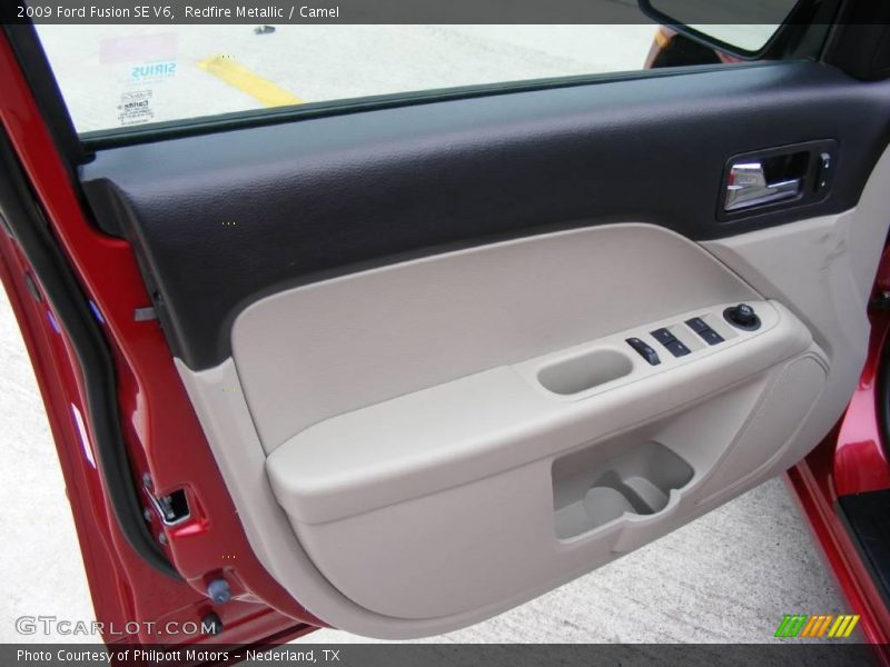 Redfire Metallic / Camel 2009 Ford Fusion SE V6